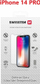 Заштитно стакло Swissten за iPhone 14 Pro, 9H, 2.5D, црно