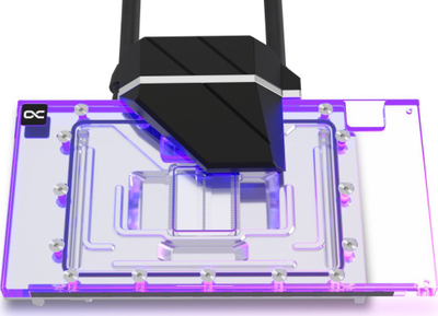 Ftohës uji për kartë grafike Alphacool Eiswolf 2, radiator 360 mm, ARGB, i zi