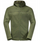 Bluzë me kapuç Jack Wolfskin Hirschberg Hooded FZ M, për burra, me zinxhir komplet, jeshile