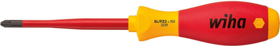 Изолирана шрафцигер Wiha SlimFix SL PZ1, 80mm, до 1000V, црвена