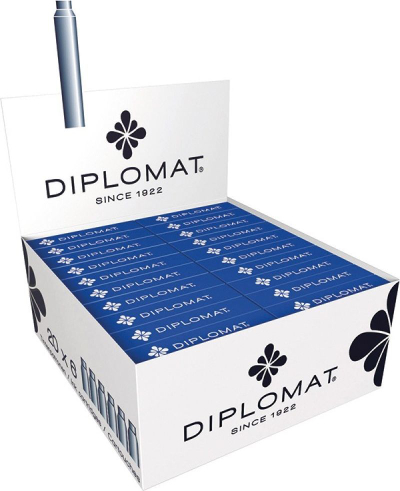 Diplomat Мастило Картриџи, Royal Blue, 6 Пакет
