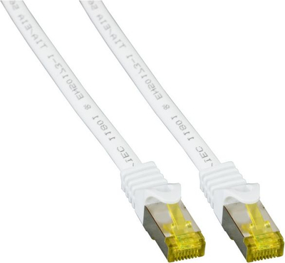 Kabllo patch EFB MK7001, Cat.6A S/FTP, 0.5m, e bardhë