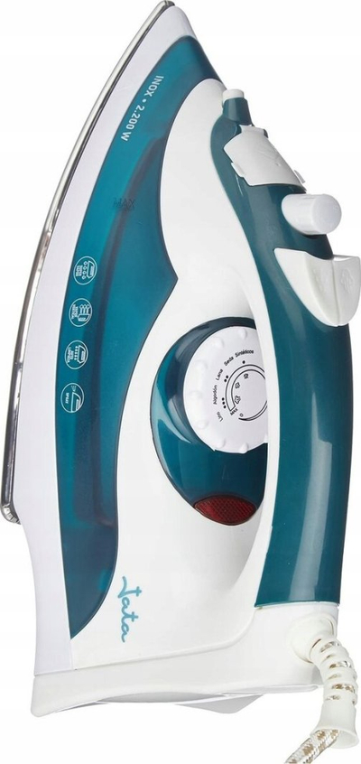 Hekur me avull Jata PL120, 25 g/min, çelik inoks, i bardhë