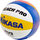 Топка за плажeн одбојка Mikasa Beach Pro BV550C, FIVB одобрена, повеќебојна