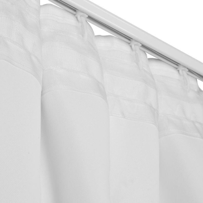 Perde blackout Eurofirany Drape 390146, 140x300cm, poliester, e bardhë