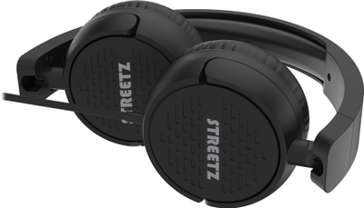 Kufje me kabllo Streetz HC110, USB C, on ear, të zeza