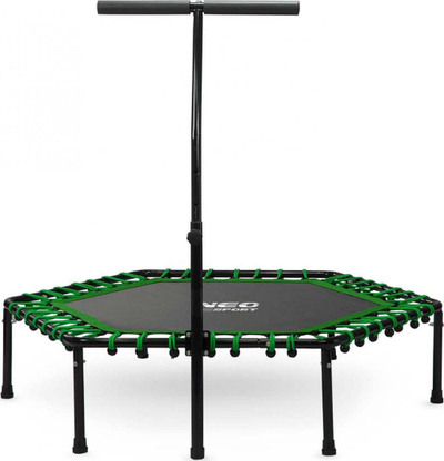 Trampolinë Neo-Sport Fitness 4FT, 127 cm, e zezë/gjelbër