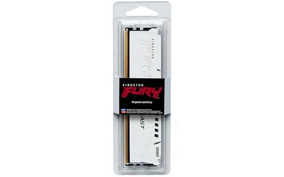 Memorie RAM Kingston FURY Beast, 16GB DDR5 6800MT/s CL34, EXPO, e bardhë