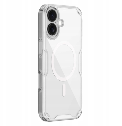 Maskë mbrojtëse Nillkin Nature TPU Pro Magnetic për Apple iPhone 17, kompatibile MagSafe, transparente