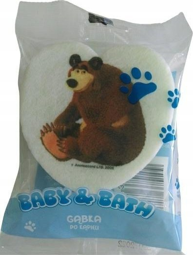 Sfungjer banjoje për kalamaj Spontex Baby Bath, në formë zemre, me figura vizatimore, shumëngjyrësh
