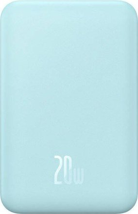 Karikues portativ Baseus Magnetic Mini, 5000mAh, 20W, blu