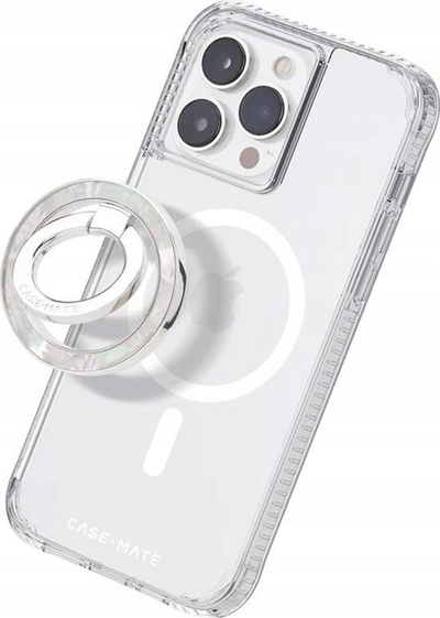 Unazë magnetike telefoni Case-Mate MagSafe Ring Stand, rrotulluese, e bardhë