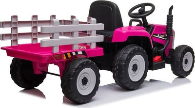 Traktor elektrik lodër XMX611, 12V, me telekomandë, rozë