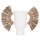 Vazo dekorative HomeMarkt Alica HM4668.02S, terrakota, 55x19x34 cm, e bardhë