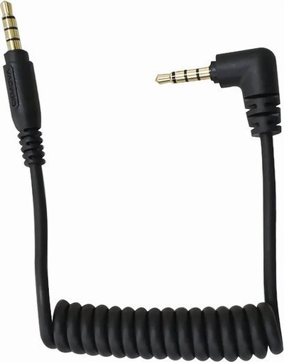 Аудио кабел CKMOVA AC-TR2, TRRS во TRRS, 3.5 mm, црн
