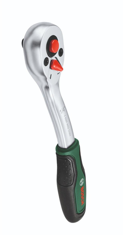 Çelës me racë Bosch Home and Garden 1600A032VA, 1/4", mekanizëm preciz, i gjelbër