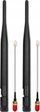 Antena Wi‑Fi Qoltec, 2.4GHz 5GHz, 5dBi, e zezë