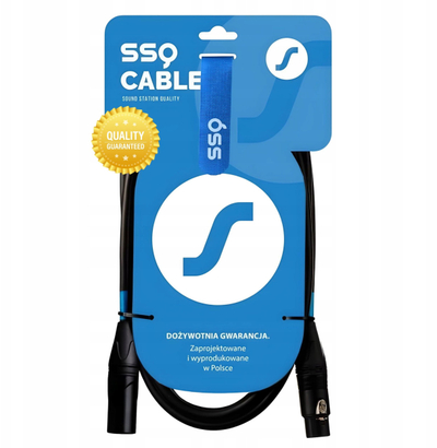 Kabllo audio SSQ XX7 Event, XLR femër në XLR mashkull, 7m, e zezë