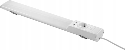 Dritë nën dollap LEDVANCE LINEAR Socket Plate USB, 10W, me prizë EU dhe 2x USB, e bardhë