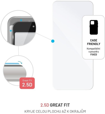 Xham mbrojtës FIXED për Samsung Galaxy A54 5G, transparent
