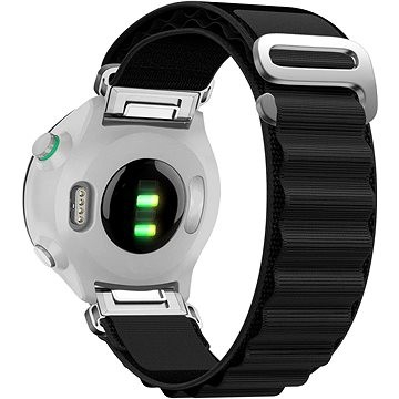 Rrip ore Eternico Alpine Loop për Garmin QuickFit 26mm, najlon, i zi