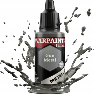 Bojë akrilike The Army Painter Warpaints Fanatic Metallic Gun Metal, 18ml, metalike, gri e errët