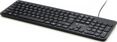 Tastierë Powerton LIFE SLIM, USB, shtrirje CZ SK, e zezë