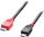 Kabllo Lindy microUSB në microUSB, 2m, e zezë