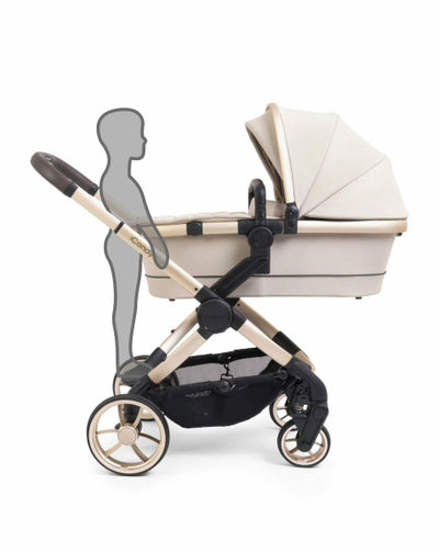 Karrocë bebesh iCandy Peach 7, set komplet, deri 25 kg, bezhë
