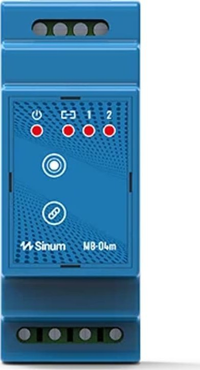 Modul lidhës Tech Controllers MB-04M, me kasë plastike, ngjyr blu
