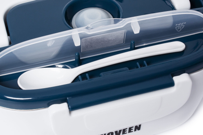 Електрична кутија за ручек Noveen LB430, 1.1L, 230V и 12V, темно сина