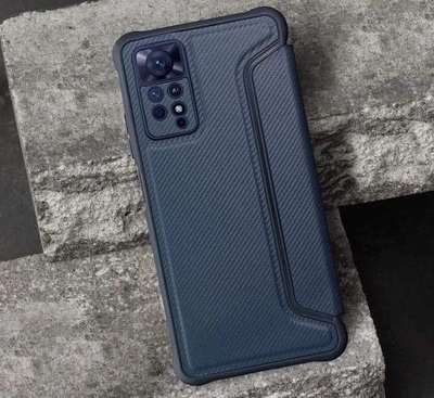 Kuti mbrojtëse Razor Book Case për Samsung A32 LTE 4G, me kapak si libër, blu