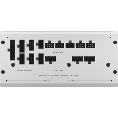 Напојување Corsair RM1000x Shift, 1000W, ATX, целосно модуларно, бело