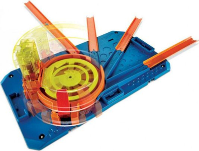 Set pistash Hot Wheels Track Builder Unlimited Rapid Launch Builder Box, me lançues me rrotullim, për kalamaj 6+