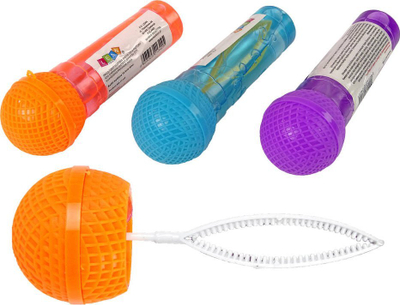 Flluska sapuni Leantoys Microphone, 40ml, ngjyra të përziera