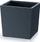 Vazo lulesh Prosperplast URBI Square Low, 24cm, plastike, antracit