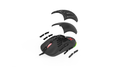 Maus Krux Galacta, Gaming, USB, i zi