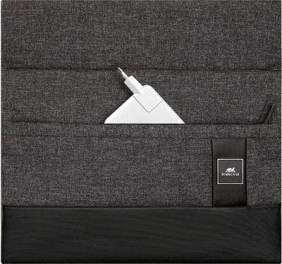 Çantë laptopi RivaCase, 13\", për MacBook, e zezë