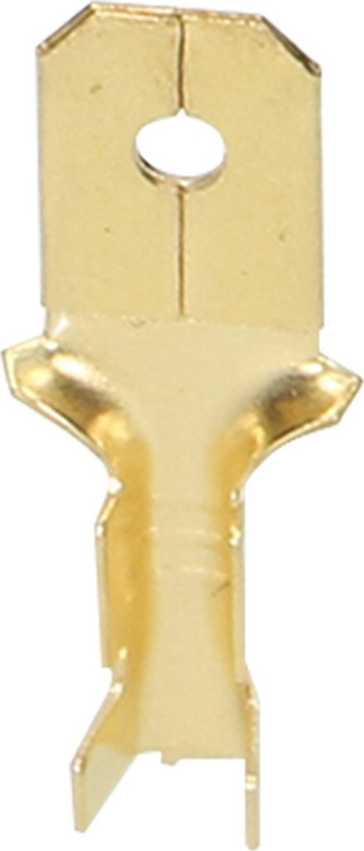 Konektor kablloje spade pa izolim, 0.5-1 mm², 6.3 mm, 10 copë