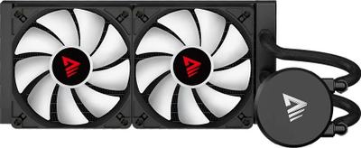 Ftohës uji për CPU Savio Velox, 240mm, ARGB, i zi