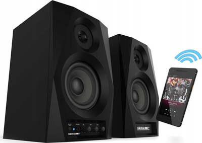 Kaltoparlant monitor Reloop DSM-3-BT, me Bluetooth, i zi