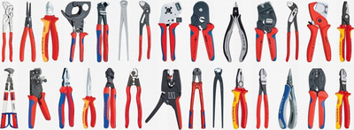 Darë montimi Knipex 28 01 200, 200mm, dorezë plastike, argjendtë