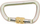Karabiner për aerial yoga Tiguar Aerial Accessories Large, 20 kN, çelik i galvanizuar, gri