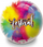 Top festival BRIMAREX Colorful Ball MD-26083, 23cm, fluo, shumëngjyrësh