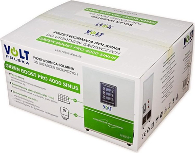 Invertor solar Volt Polska GREEN BOOST PRO 4000 SINUS, 4000W, 110 500VDC, jeshil