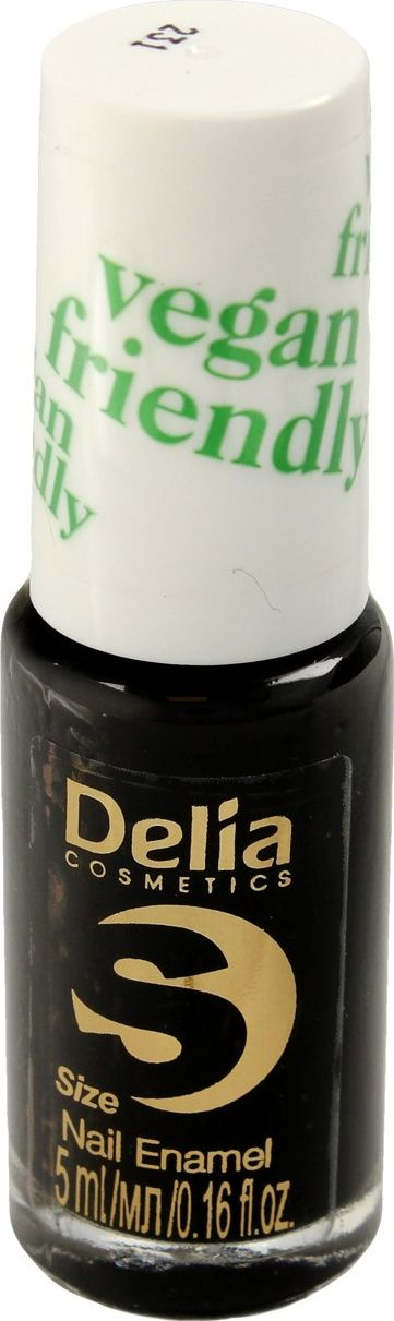 Llak thonjsh Delia Cosmetics Vegan Friendly, nr. 231 Black Orchid, 5ml, i zi