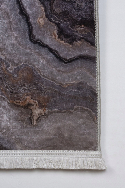 Tapet i printum Splendid AGAT Petra, 80x140 cm, poliester, gri