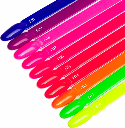 Llak thonjsh Ocho Nails Hybrid Fluo F03, 5 g, ngjyrë fluo