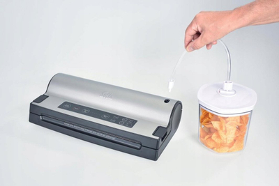 Makinë vakumi Solis 922.20, 120W, vulos deri 30 cm, inox argjendtë