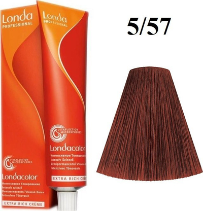Бојa за коса Londa Professional Londacolor, полутрајна без амонијак, 5/57, 60 ml